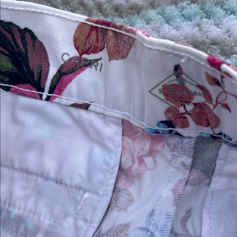 Floral Kids Bottoms - Pink and White